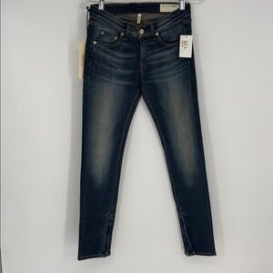 NWT Rag & Bone Zipper Capri Jeans Size 26